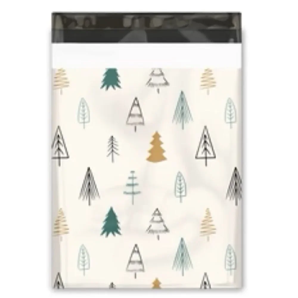 Poly Mailers Mix Xmas 35 poly mailers 35 stickers